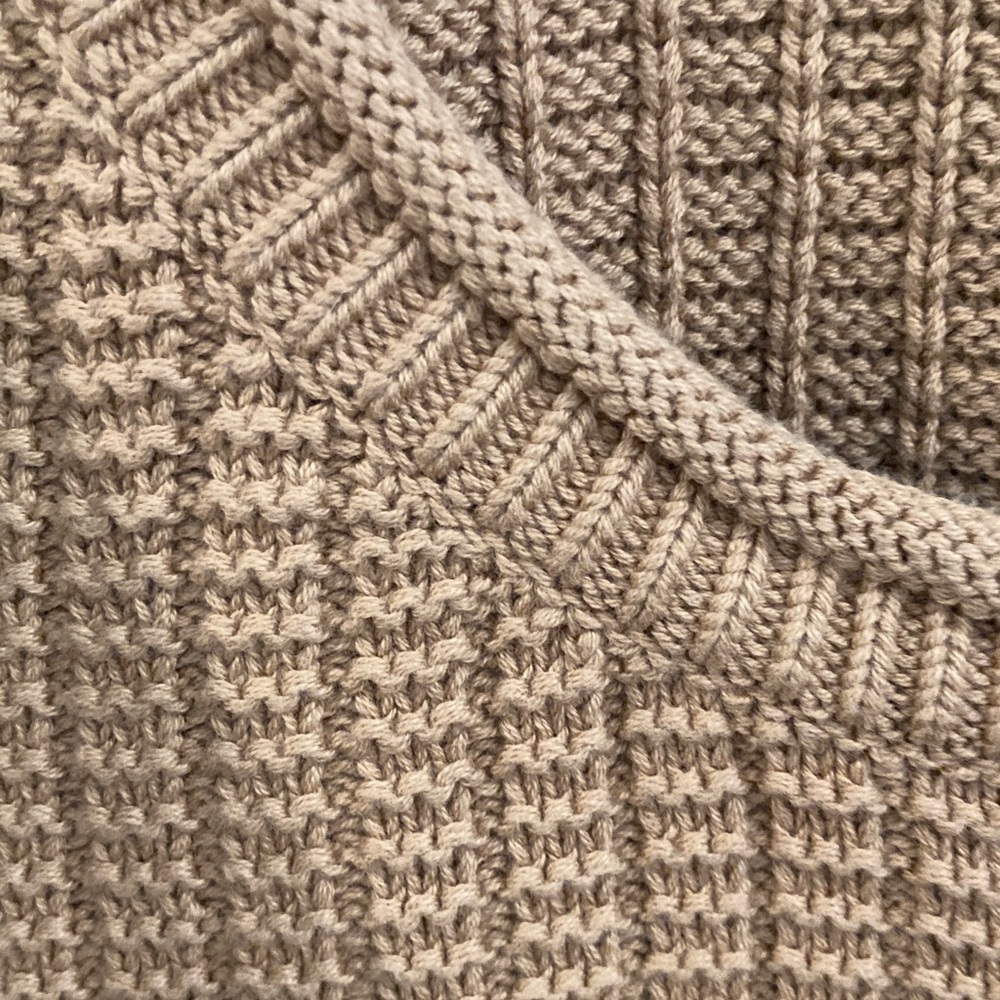 NWOT Quince Camel Tank Sweater with Textured Knit - Picture 3 of 4